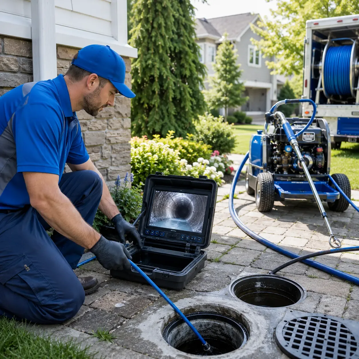 Outdoor drain cleaning professionals serving Hepler, KS